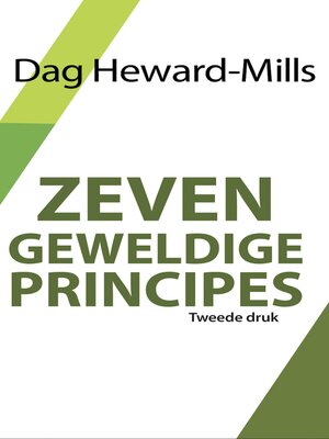cover image of Zeven Geweldige Principes